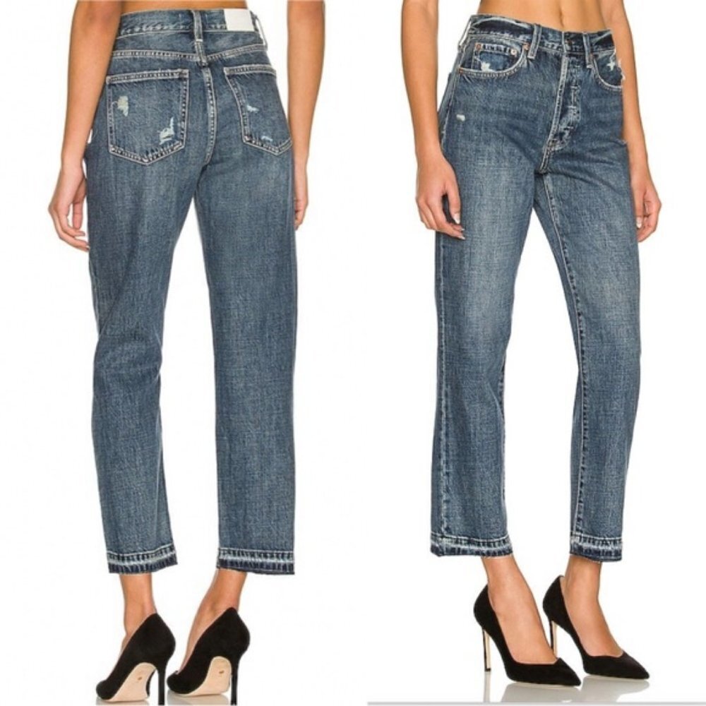 Pistola Charlie High Rise Straight in Enternal Blue